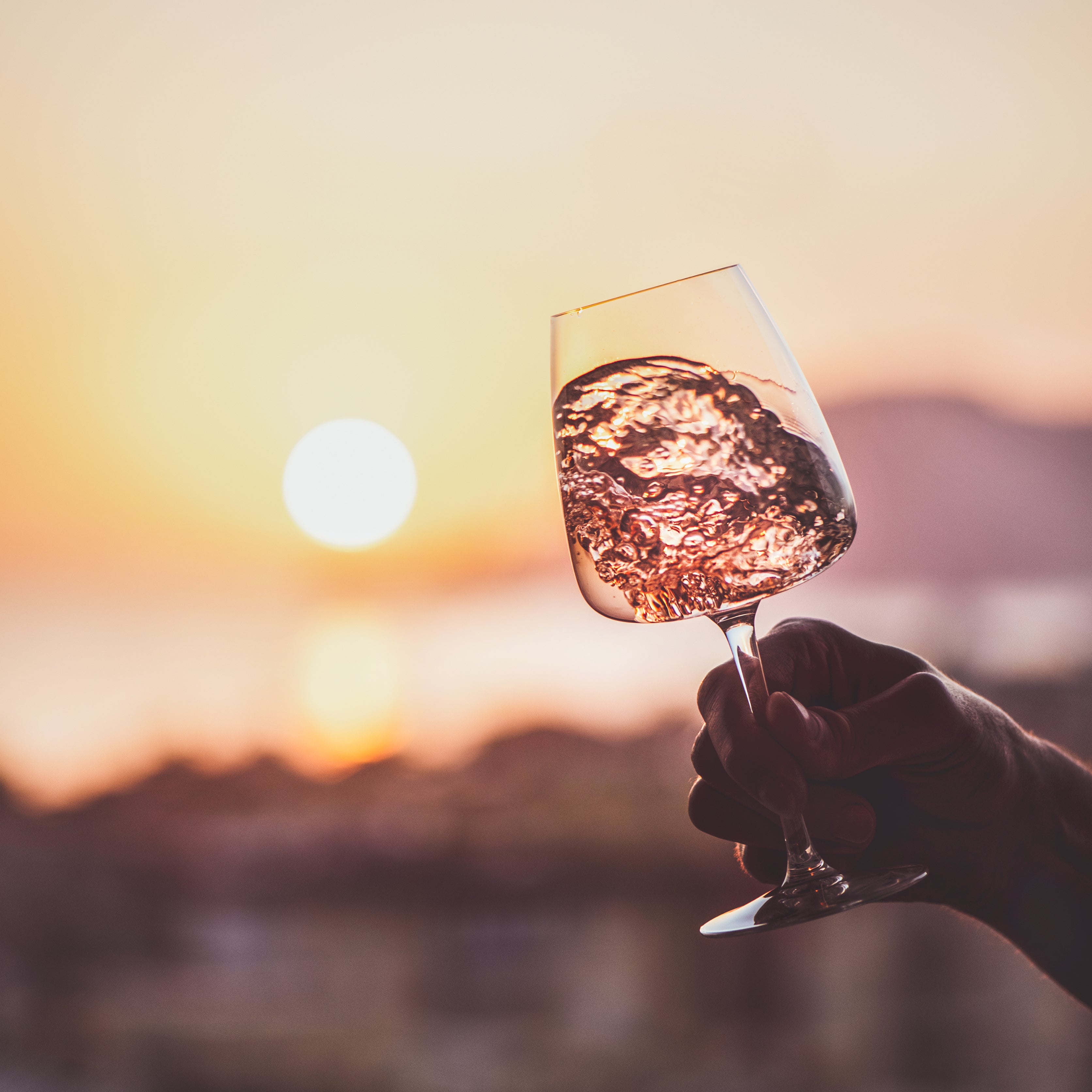 CALRI Vino Rosado - VT Mallorca - Sonnenuntergang